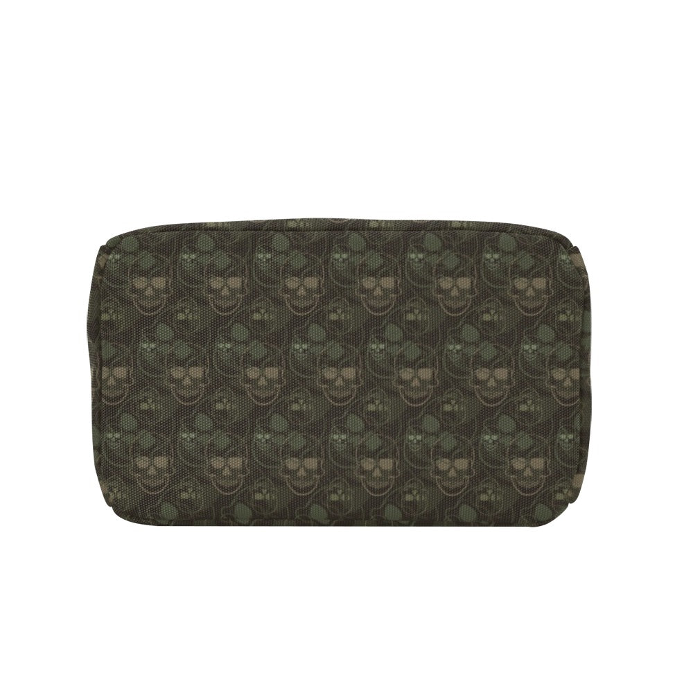Skull Camo Style Print Design LKS308 Insulated Lunch Bag