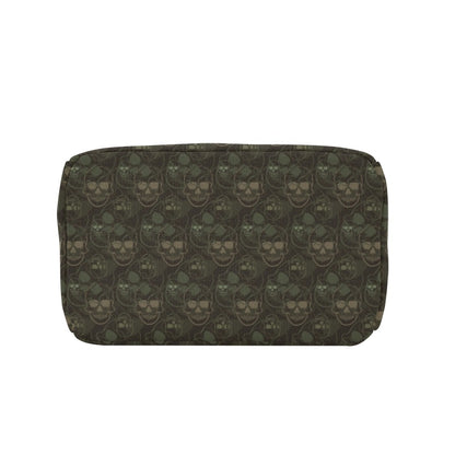 Skull Camo Style Print Design LKS308 Insulated Lunch Bag