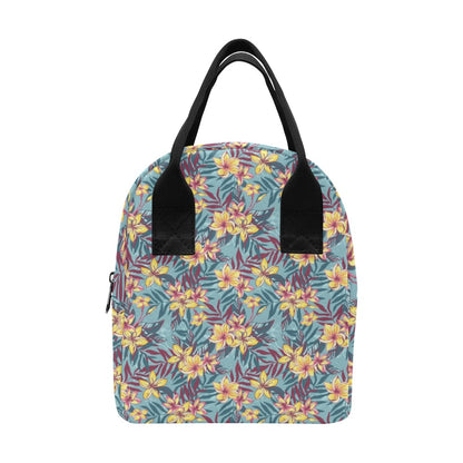 Summer Floral Print Design LKS304 Insulated Lunch Bag
