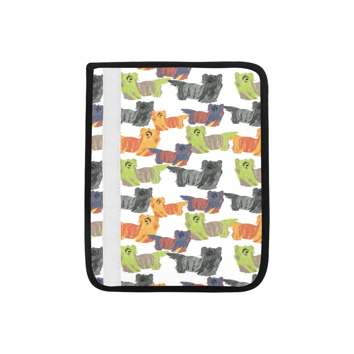 Skye Terriers Print Design LKS301 Car Seat Belt Cover