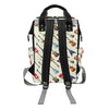 Electric Guitar Print Design LKS404 Diaper Bag Backpack