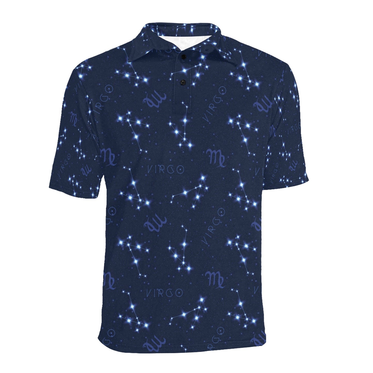 Virgo Print Design LKS303 Men Polo Shirt