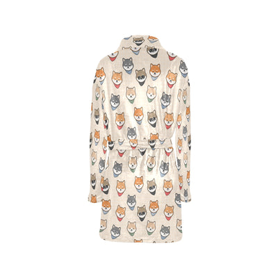 Shiba Inu Print Design LKS3010 Women's Fleece Robe