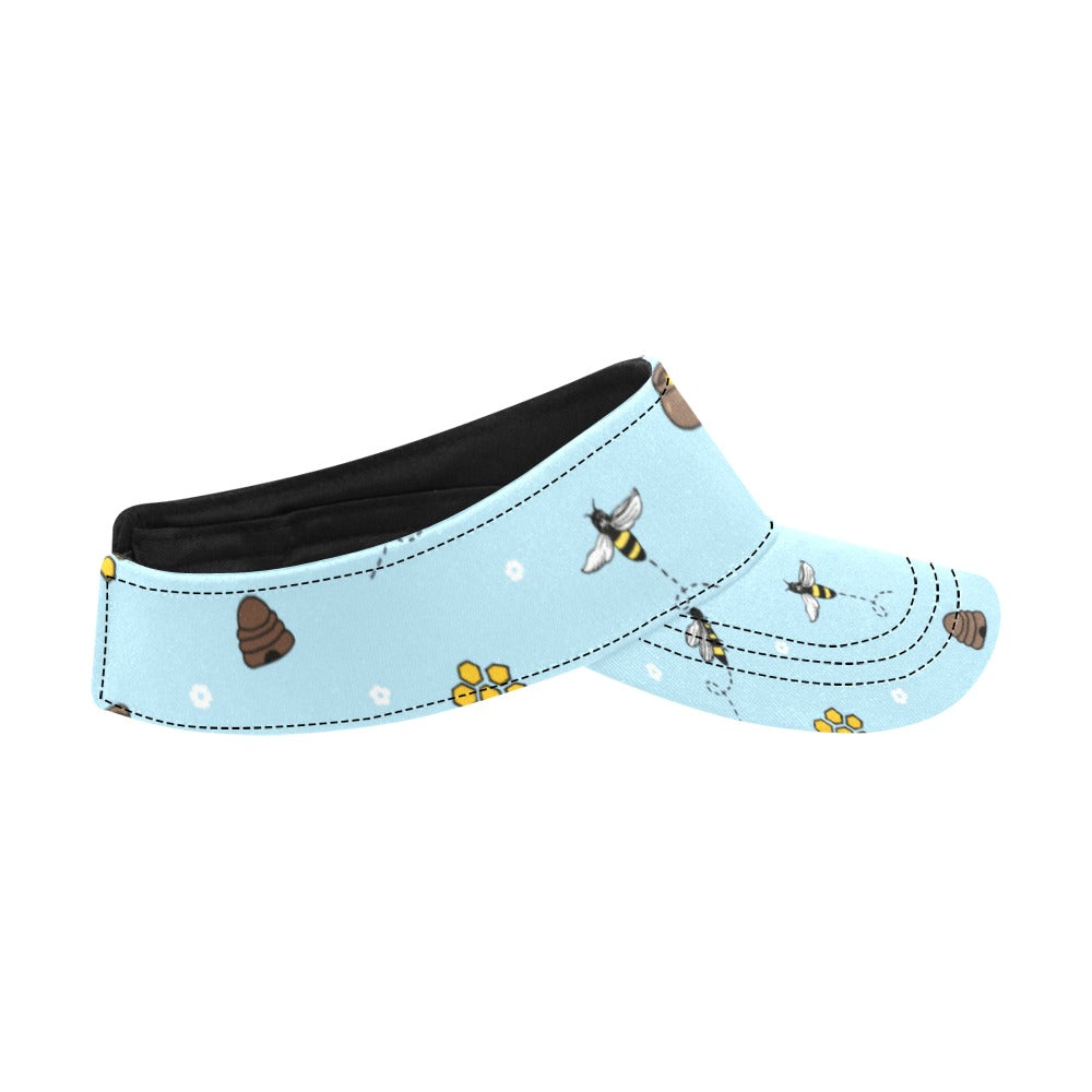 Honey Bee Print Design LKS307 Unisex Sun Visor