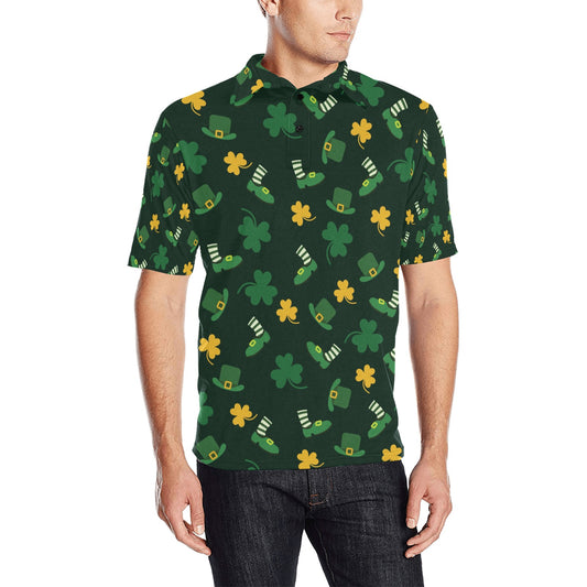 St Patricks Day Print Design LKS306 Men Polo Shirt