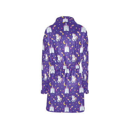 Unicorn Casttle Women's Fleece Robe