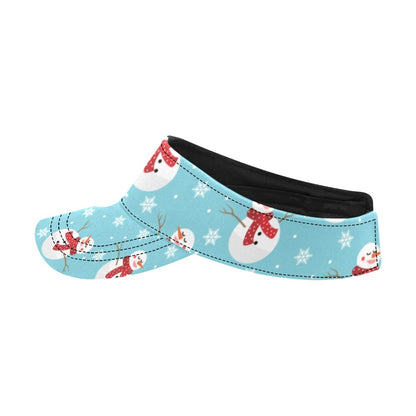Snowman Print Design LKS304 Unisex Sun Visor