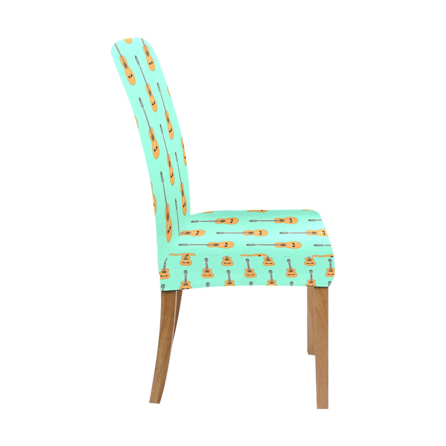 Acoustic Guitar Print Design LKS403 Dining Chair Slipcover