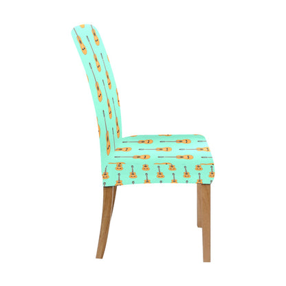 Acoustic Guitar Print Design LKS403 Dining Chair Slipcover