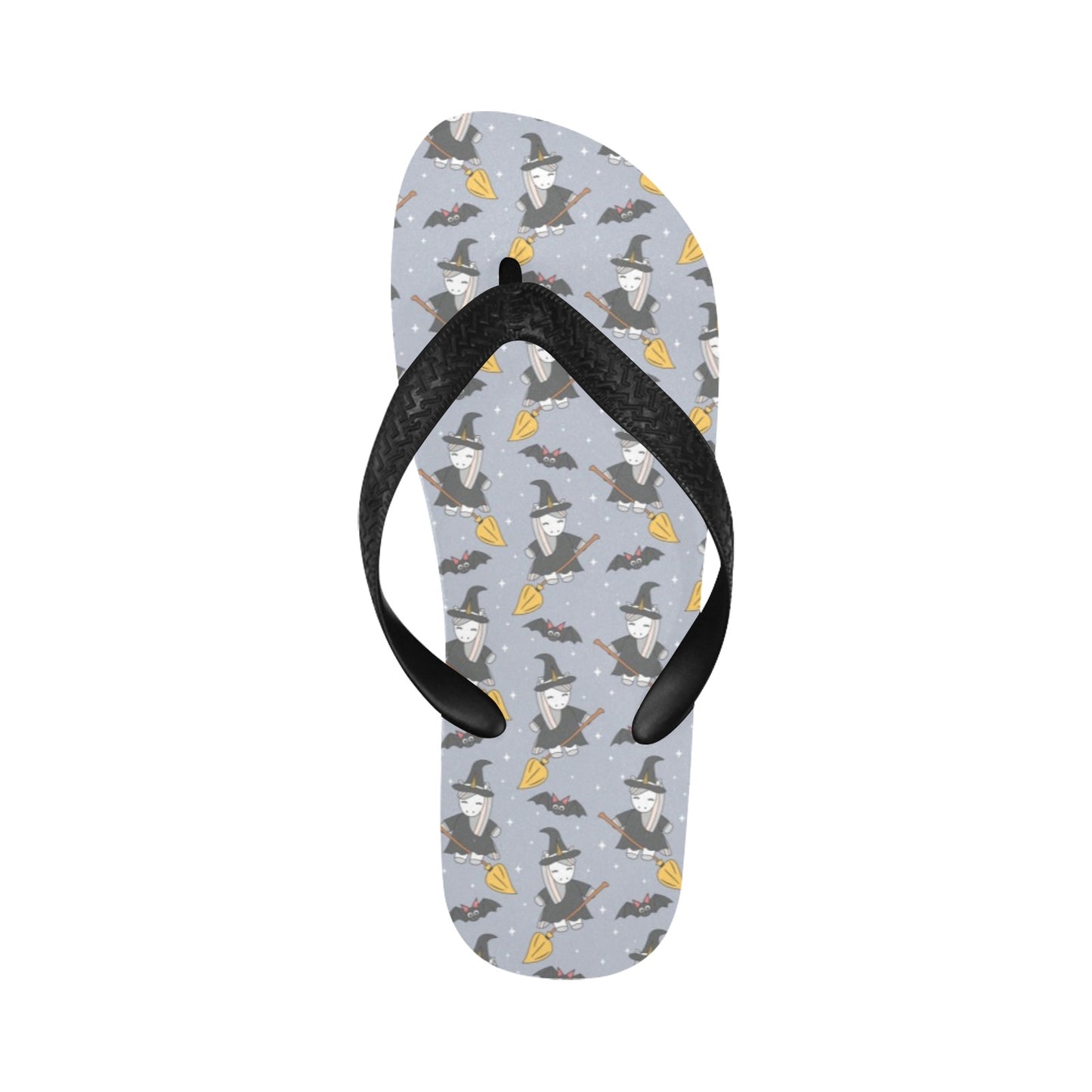 Witch Print Design LKS307 Flip Flops