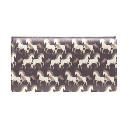 Horse Print Design LKS304 Women's Trifold Wallet