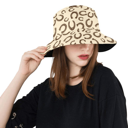Horseshoe Print Design LKS302 Unisex Bucket Hat