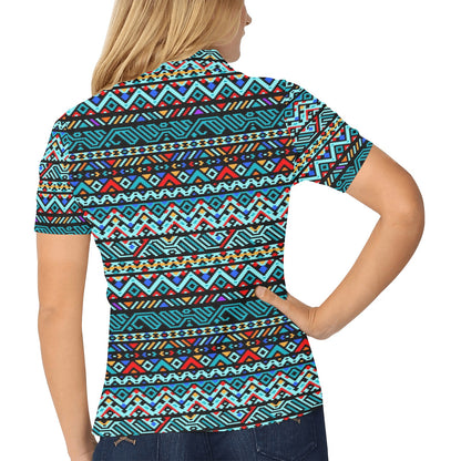Southwestern Style Women's Polo Shirt