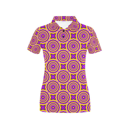 Optical illusion Expansion Women's Polo Shirt