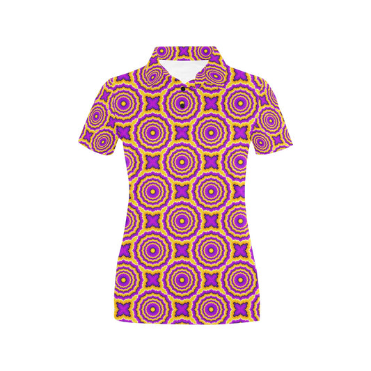 Optical illusion Expansion Women's Polo Shirt