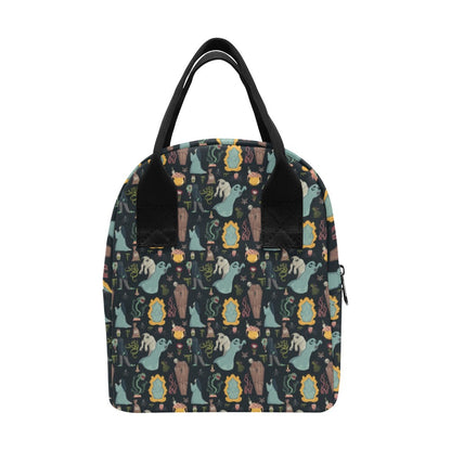 Creepy Print Design LKS303 Insulated Lunch Bag