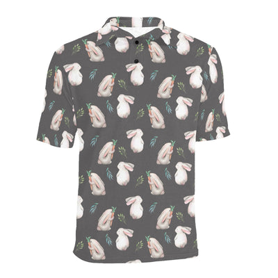 Rabbit Print Design LKS402 Men Polo Shirt