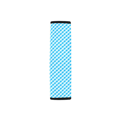 Gingham Print Design LKS401 Car Seat Belt Cover