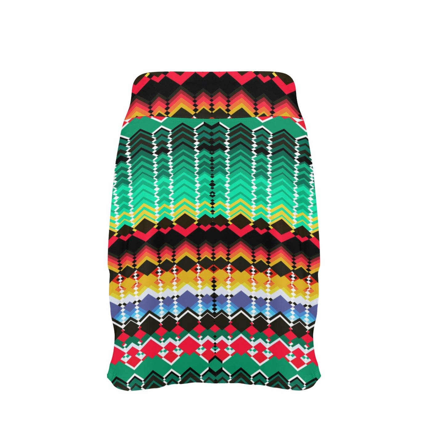 Serape Print Design LKS307 17" Golf & Pickleball Skort with Pockets