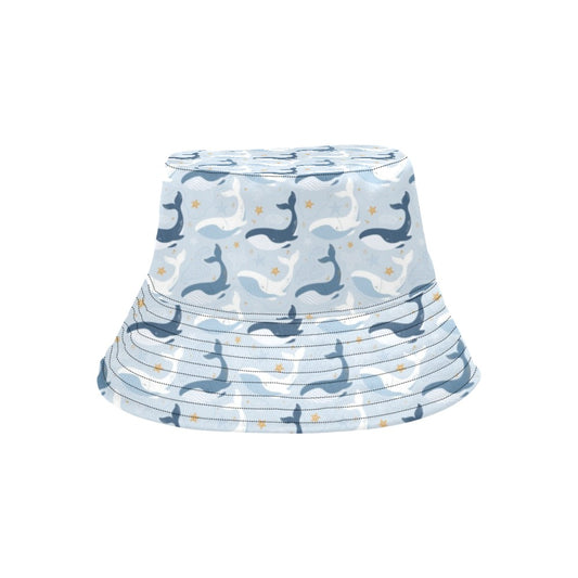 Whale Print Design LKS305 Unisex Bucket Hat