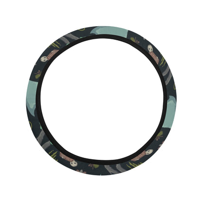 Creepy Print Design LKS303 Steering Wheel Cover with Elastic Edge