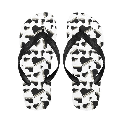 Piano Print Design LKS405 Flip Flops