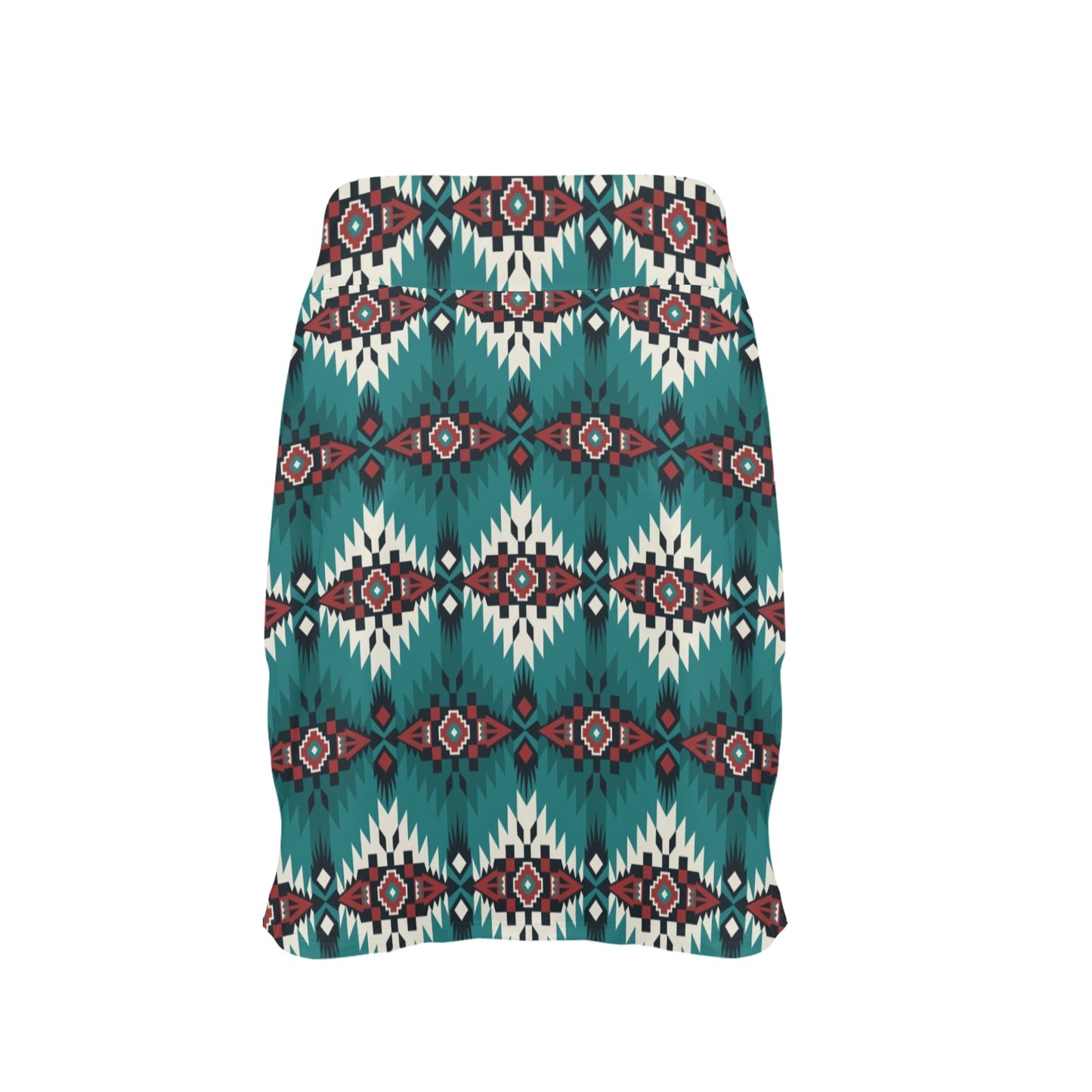 Southwest Pattern Print Design LKS308 17" Golf & Pickleball Skort with Pockets