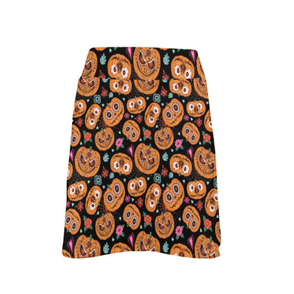 Halloween Print Design LKS402 17" Golf & Pickleball Skort with Pockets