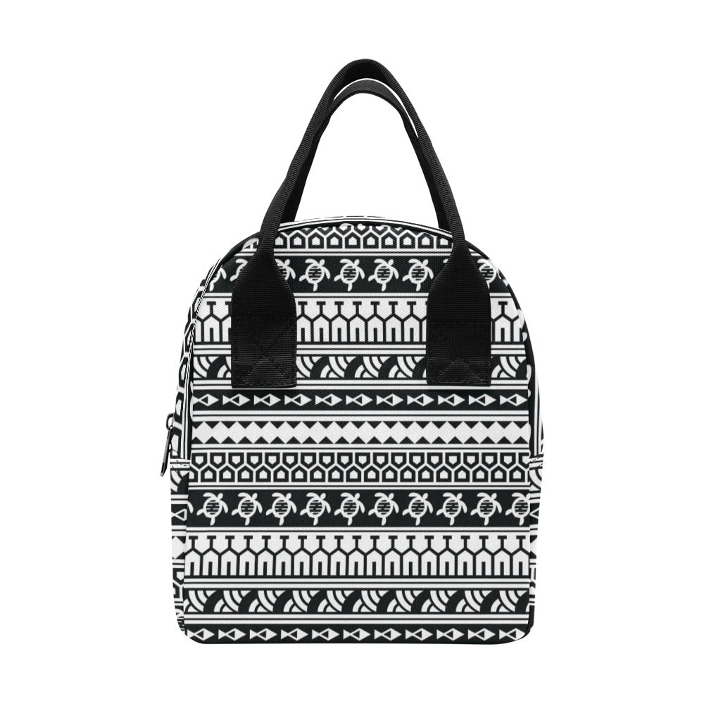 Samoan Pattern Print Design LKS303 Insulated Lunch Bag