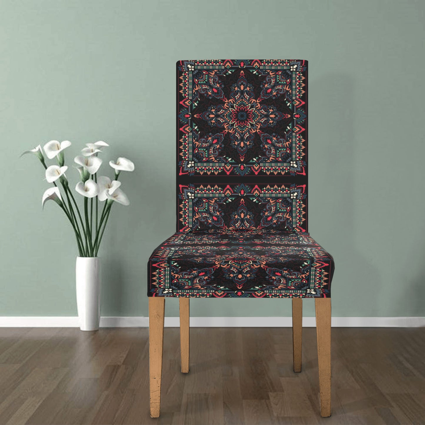 Bandana Print Design LKS307 Dining Chair Slipcover