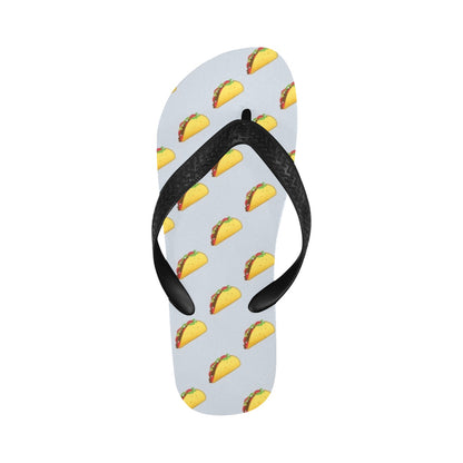 Taco Print Design LKS304 Flip Flops