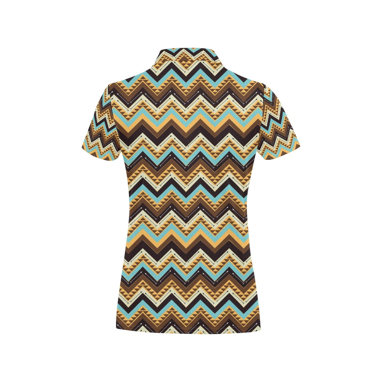Southwest Pattern Print Design LKS301 Women's Polo Shirt
