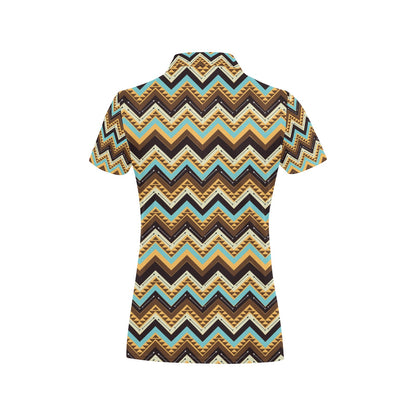 Southwest Pattern Print Design LKS301 Women's Polo Shirt