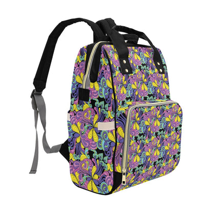 Trippy Print Design LKS305 Diaper Bag Backpack