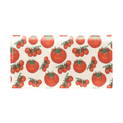 Tomato Print Design LKS302 Women's Trifold Wallet