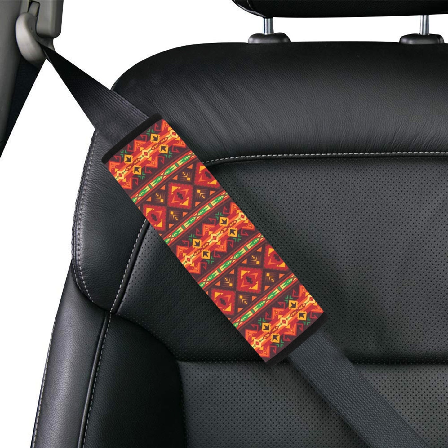 Southwest Pattern Print Design LKS309 Car Seat Belt Cover