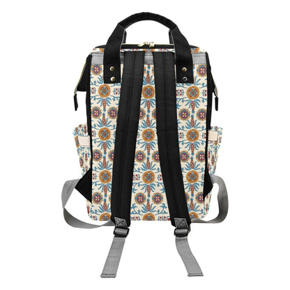 Suzani Print Design LKS301 Diaper Bag Backpack