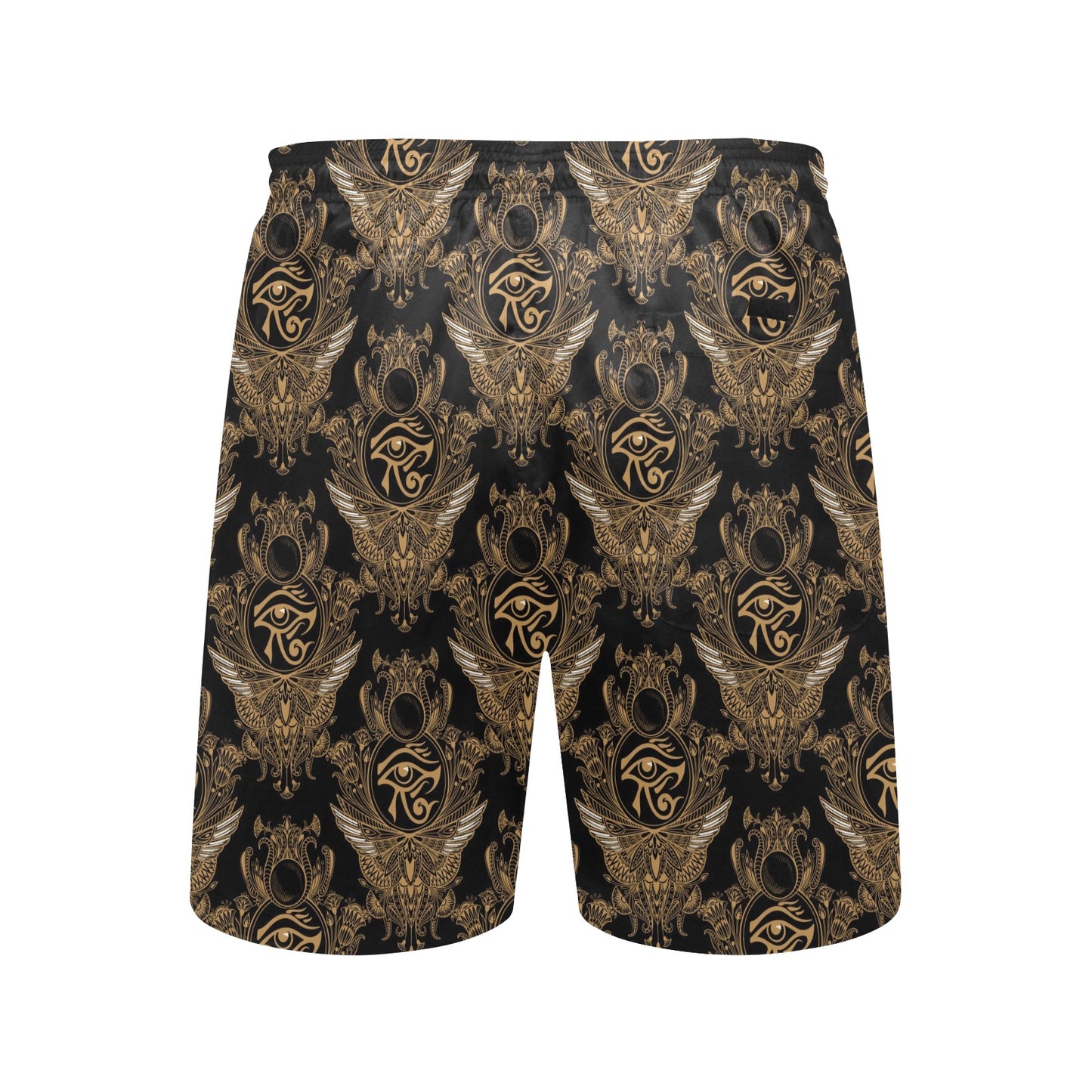 Eye of Horus Mandala Style Men's Swim Trunks Beach Shorts