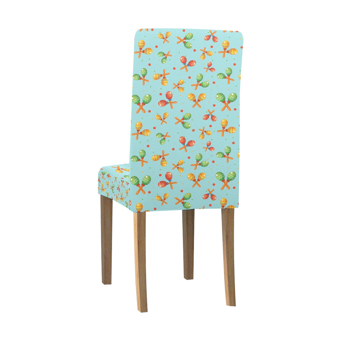 Maracas Print Design LKS402 Dining Chair Slipcover