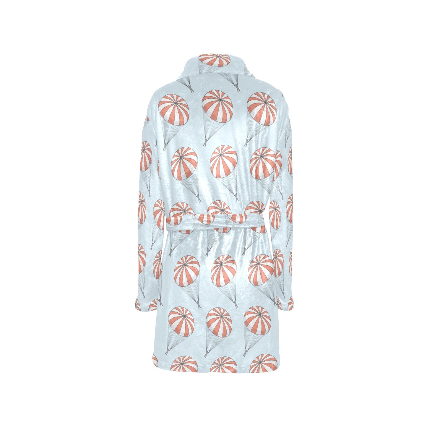 Skydiving Pattern Print Design 01 Women's Fleece Robe