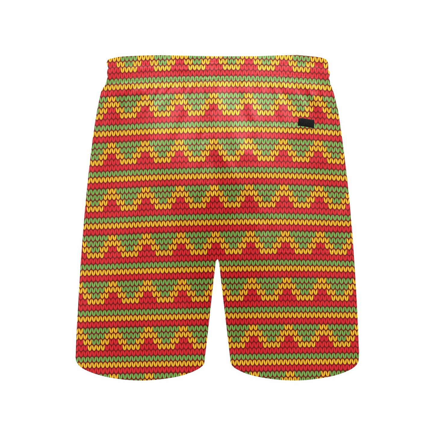 Rasta Reggae Color Print Men's Swim Trunks Beach Shorts