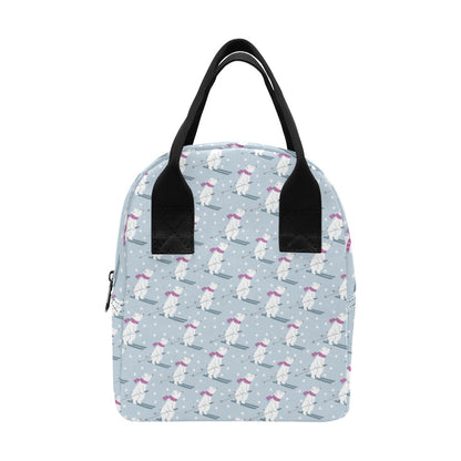 Ski Print Design LKS307 Insulated Lunch Bag