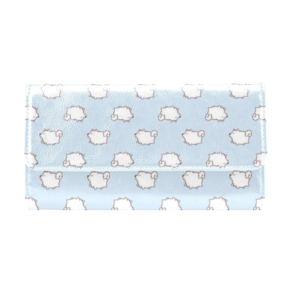 Samoyeds Print Design LKS301 Women's Trifold Wallet