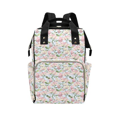 Sweet Pea Print Design LKS304 Diaper Bag Backpack
