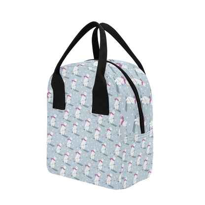 Ski Print Design LKS307 Insulated Lunch Bag