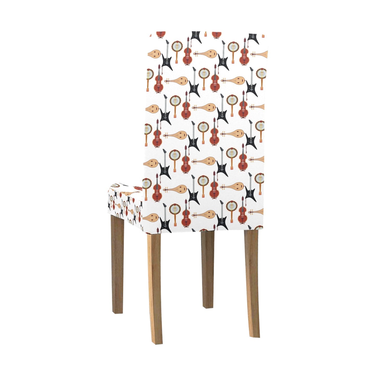 Banjo Print Design LKS403 Dining Chair Slipcover