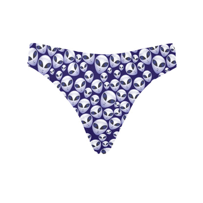 Alien Head Extraterrestrial Women's Thongs