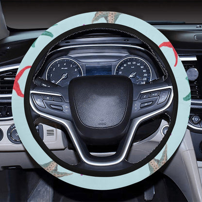 Starfish Print Design LKS402 Steering Wheel Cover with Elastic Edge