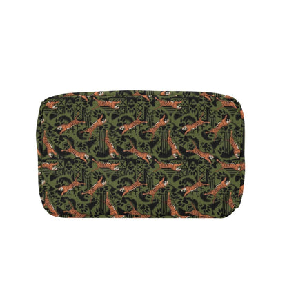 Tiger Pattern Print Design LKS303 Insulated Lunch Bag