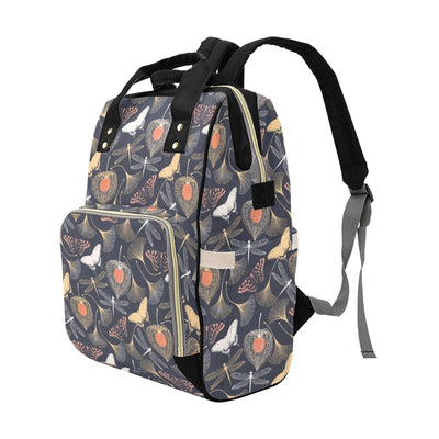 Dragonfly Print Design LKS404 Diaper Bag Backpack